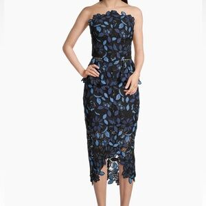 ELLIATT Times Dress in Blue Multi